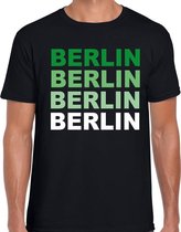 Berlin / Berlijn steden t-shirt zwart voor heren - Duitsland / wereldstad shirt / kleding L