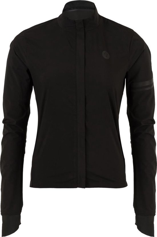 AGU Storm Breaker Fiets Regenjas Essential Dames Opvouwbaar - Zwart - XXL