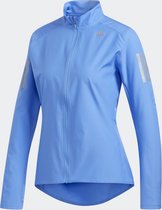 adidas Own The Run Jkt Dames Sportjas - Real Blue - Maat M