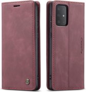 CaseMe Book Case - Geschikt voor Samsung Galaxy S20 Ultra Hoesje - Rood
