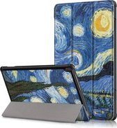 Lenovo Tab M10 TB-X605F Hoesje - Tri-Fold Book Case - Sterrennacht