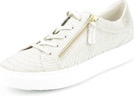 Dl Sport Dames Sneakers Beige combi combi struisvogel rits runner ls | Van  den Assem