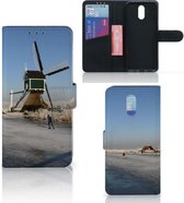 Nokia 2.3 Flip Cover Schaatsers Friesland