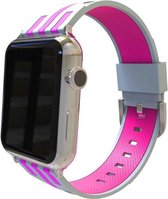 watchbands-shop.nl bandje - Apple Watch Series 1/2/3/4 (38&40mm) - GrijsRoze