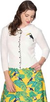 Dancing Days Cardigan -L- TOUCAN Wit