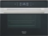 Hotpoint MS 998 IX HA Ingebouwd Combinatiemagnetron 34l Zwart, Roestvrijstaal magnetron
