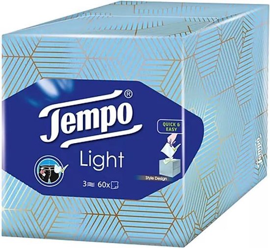 Tempo Light Box papieren handdoek 60 vel Wit