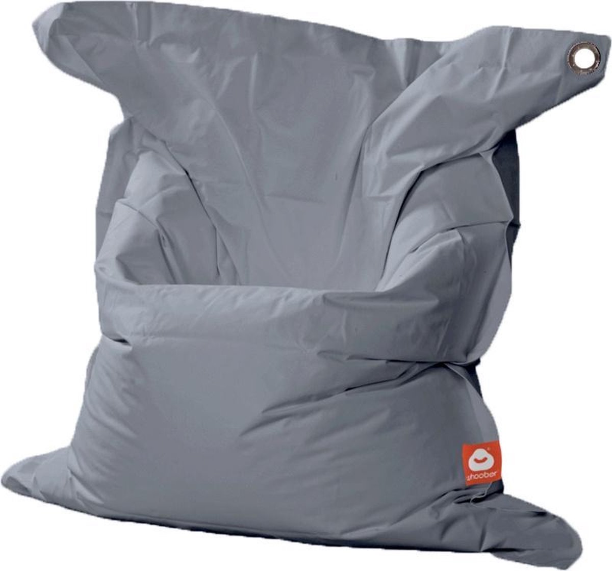 Whoober rechthoek zitzak St. Tropez XL outdoor grijs - Wasbaar - Voor binnen en buiten