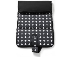 Product: KipKep Napper Verschoonmatje - machinewasbaar - Crossy Black, van het merk 