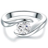 Tresor 1934 Trouwring Verlovingsringen Solitaire Ring