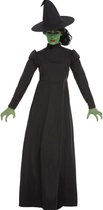 Heks & Spider Lady & Voodoo & Duistere Religie Kostuum | Toverkol Zwarte Magie | Vrouw | Large | Halloween | Verkleedkleding