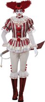Vegaoo - Psychopaat clown kostuum voor vrouwen