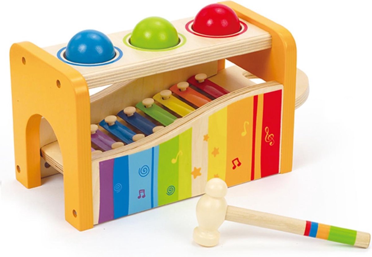 Hape Hamerbank met Xylofoon - Houten Muziekspeelgoed voor Peuters vanaf 12 Maanden — afbeelding 21