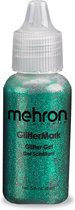 Mehron - Glittermark Schmink en Makeup Glittergel - Groen