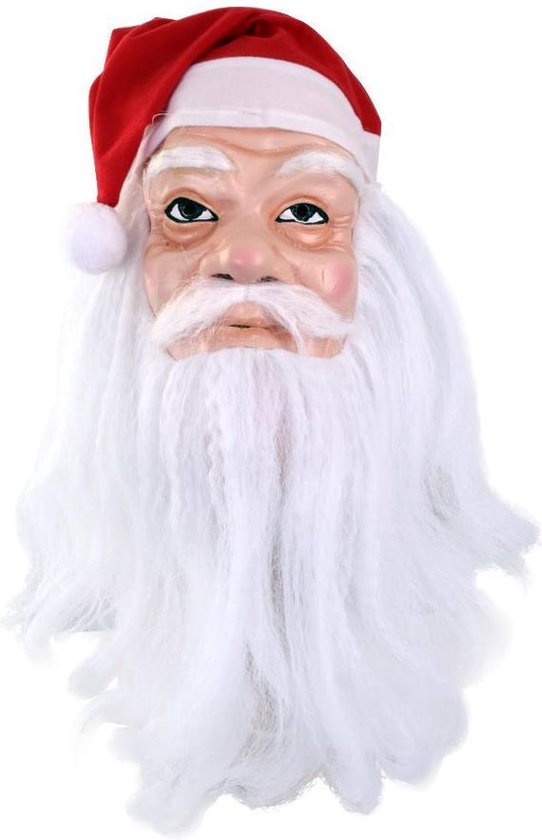 Masker luxe kerstman | Perfect voor kerstfeesten Masker luxe kerstman | Perfect voor kerstfeesten