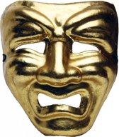 Venetiaans masker 'Tragico' (goud)