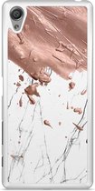 Sony Xperia X Performance hoesje - Marble splash