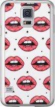 Samsung Galaxy S5 (Plus) / Neo siliconen hoesje - Kiss me softly