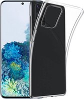 Samsung Galaxy S20 Hoesje Siliconen Case Hoes Cover - Transparant
