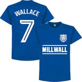 Millwall Wallace 7 Team T-Shirt - Blauw - XL