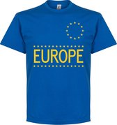 Team Europe T-shirt - Blauw - XXXL