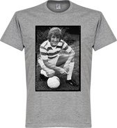 Dalglish Celtic Retro T-Shirt - Grijs - S