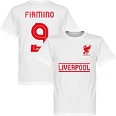 Liverpool Firmino 9 Team T-Shirt - Wit - XL