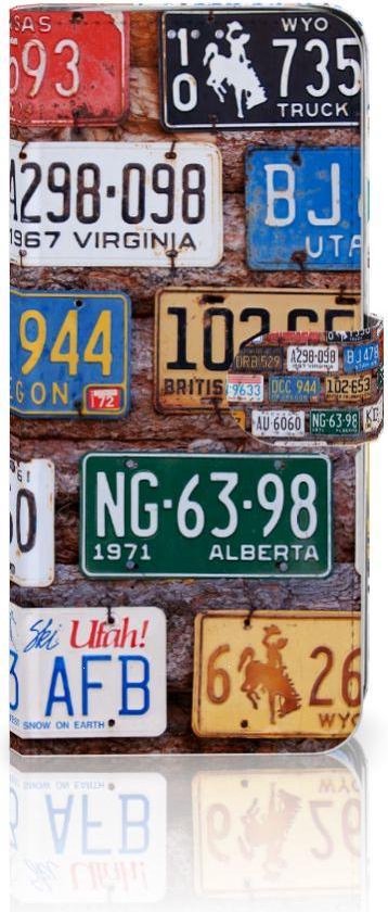 PU Premium Housse pour Samsung Galaxy S20 Ultra Portefeuille Plaques D'Immatriculation