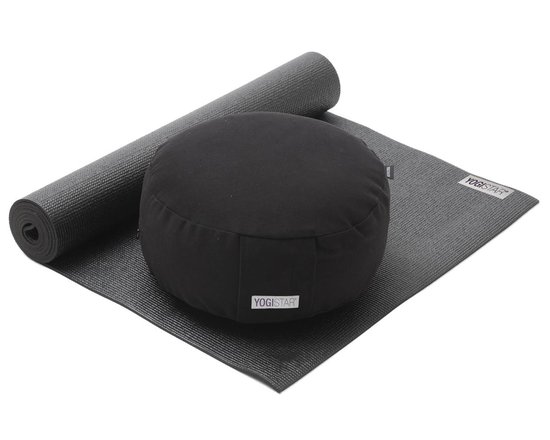 Yoga-Set Starter Edition - Meditatie (Yoga mat + meditatiekussen) black Fitnessmat YOGISTAR van YOGISTAR — afbeelding 3