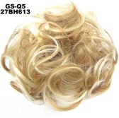 Haar Wrap, Brazilian hairextensions knotje blond 27B/613#