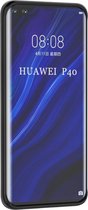 Huawei P40 pro Hoesje - Mobigear - Acrylic Serie - TPU Backcover - Transparant / Zwart - Hoesje Geschikt Voor Huawei P40 pro