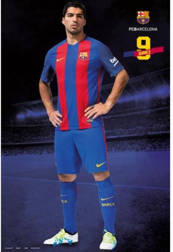 Barcelona Poster Suarez 58