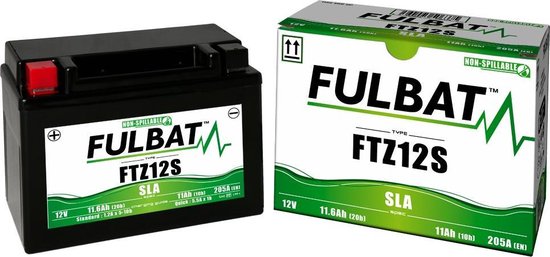 Fulbat YTZ12S Scooter Accu 12V 11.6Ah – Gel SLA Accu | Onderhoudsvrij & Gebruiksklaar