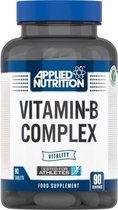 Vitaminen - Vitamin B Complex Vegan 90 Tablets - Applied Nutrition   + Pill Box