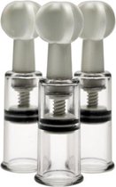 Master Series - Max Twist Tepels & Clitoris Pompjes - 3 stuks