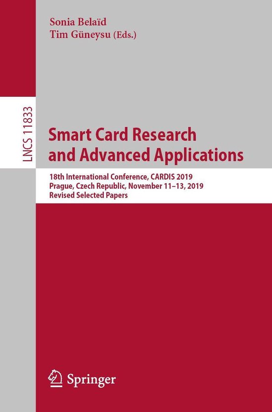 Springer Nature Proceedings Computer Science - Smart Card Re ... - cover