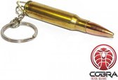 COBRA - Bullet Keychain - sleutelhanger kogel - .308 Winchester - koper - Hand gemaakt - Van echt afgevuurde munitie - Airsoft - Jacht