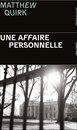 Omslag Une affaire personnelle