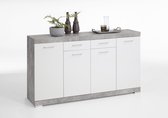 FMD - Commode - Wit - 160x35x90 cm
