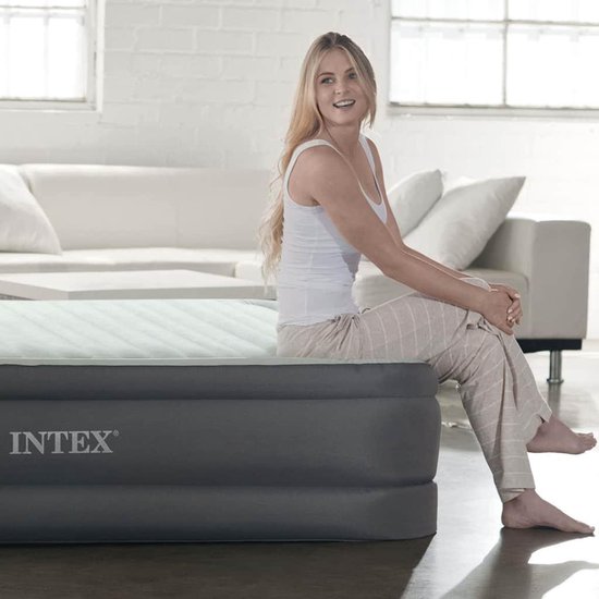Intex Luchtbed PremAire met ingebouwde pomp 64906