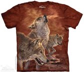 T-shirt Red Glow Wolves XXL