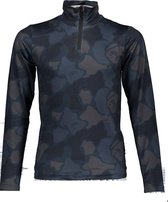 Super Rebel 909.6482.917 junior ski pulli met rits blauw dessin