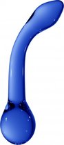 Chrystalino G Rider Glazen Buttplug G Spot - Blauw