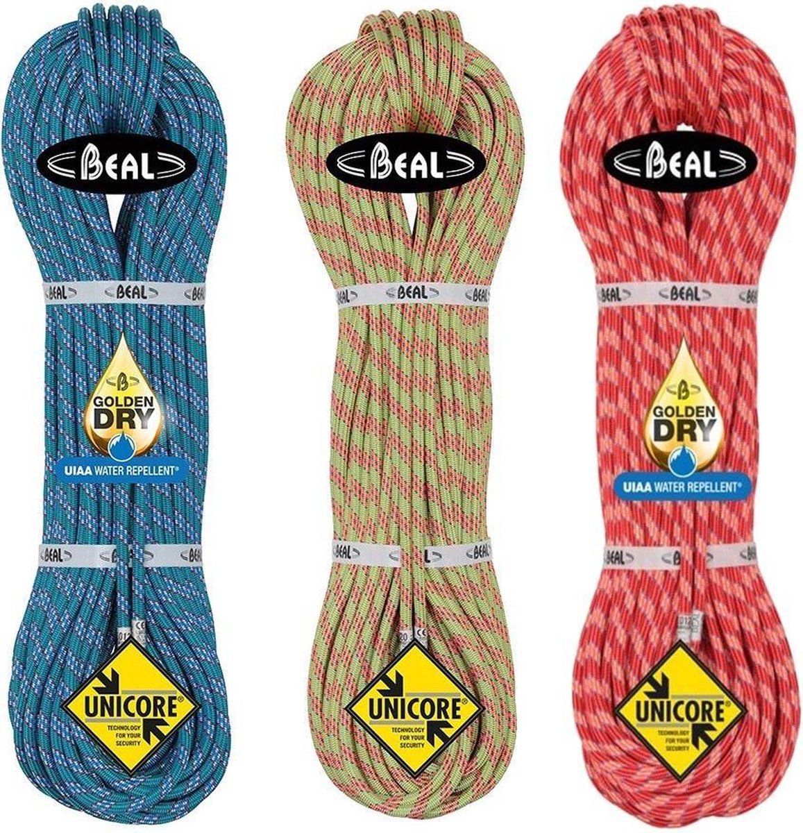 Beal Ice Line Golden Dry 8.1 Mm Touw Blauw 50 m
