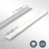 B.K.Licht - Keukenverlichting - kastverlichting - l:57.5 cm - aluminium - LED onderbouwverlichting - 3.000K - 1.100Lm - 10W