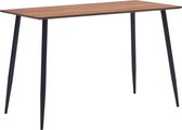 Eettafel 120x60x75 cm MDF bruin