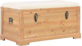 Opslagkist met kussen 80x40x40 cm MDF