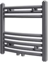 Radiator/handdoekenrek curve grijs 480x480 mm