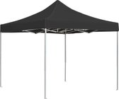 Partytent professioneel inklapbaar 3x3 m aluminium antraciet