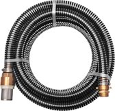 Zuigslang met messing koppelingen 10 m 25 mm zwart